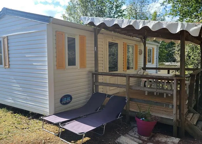Mobil Cosy Avec Terrasse Pour 4 Personnes - Api-1-52-266 *